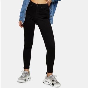 Topshop Jamie skinny black jeans
